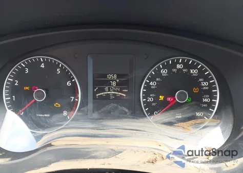 2012 Volkswagen Jetta 2.5L Se из США, поврежденный, VIN 3VWDX7AJ2CM420502